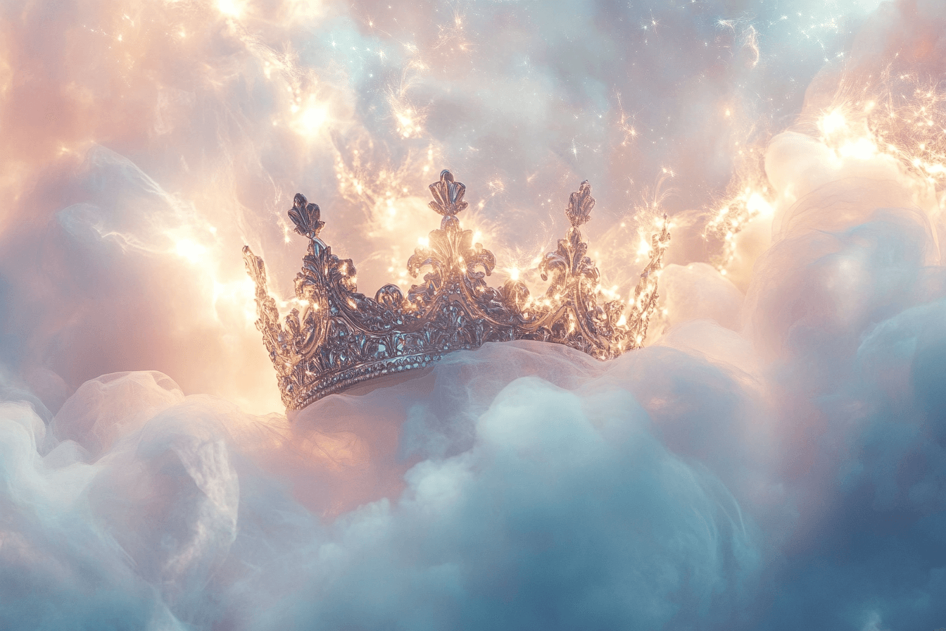 Crown and Veil Wallpaper | Murals Wallpaper