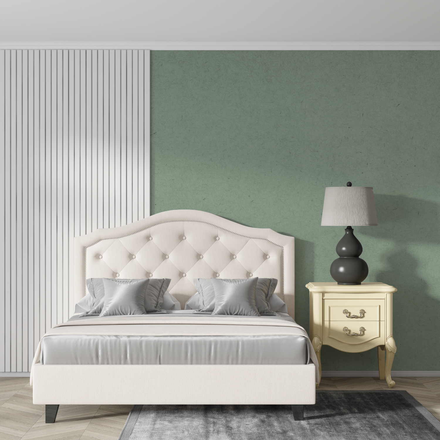 Sage Green Solid Wallpaper | Murals Wallpaper