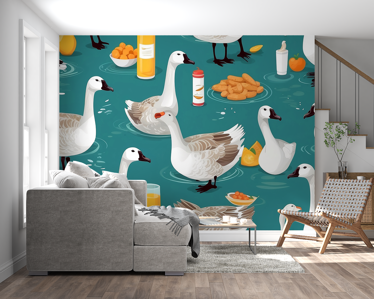Duck Wallpaper | Murals Wallpaper