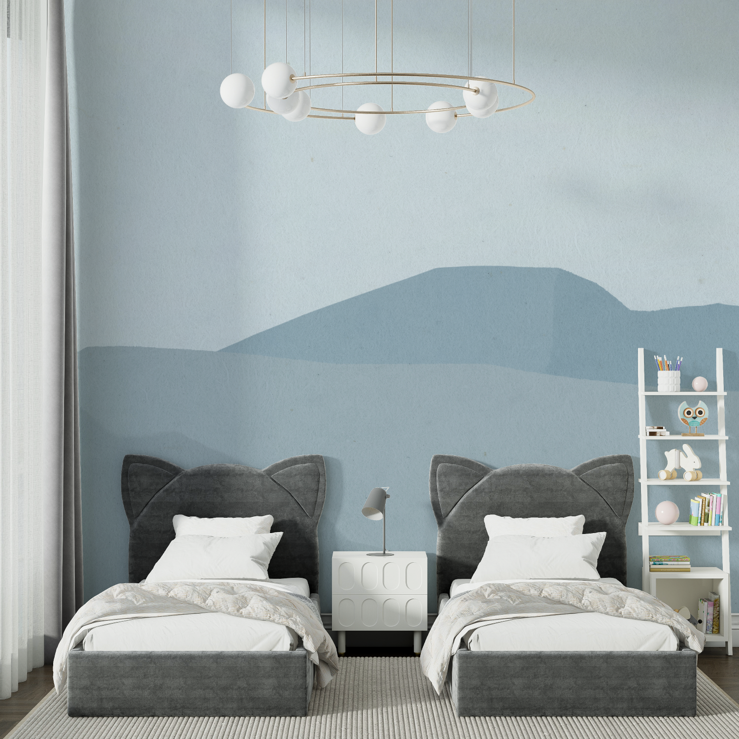 Kids Mountain Design Wallpaper | Murals Wallpaper