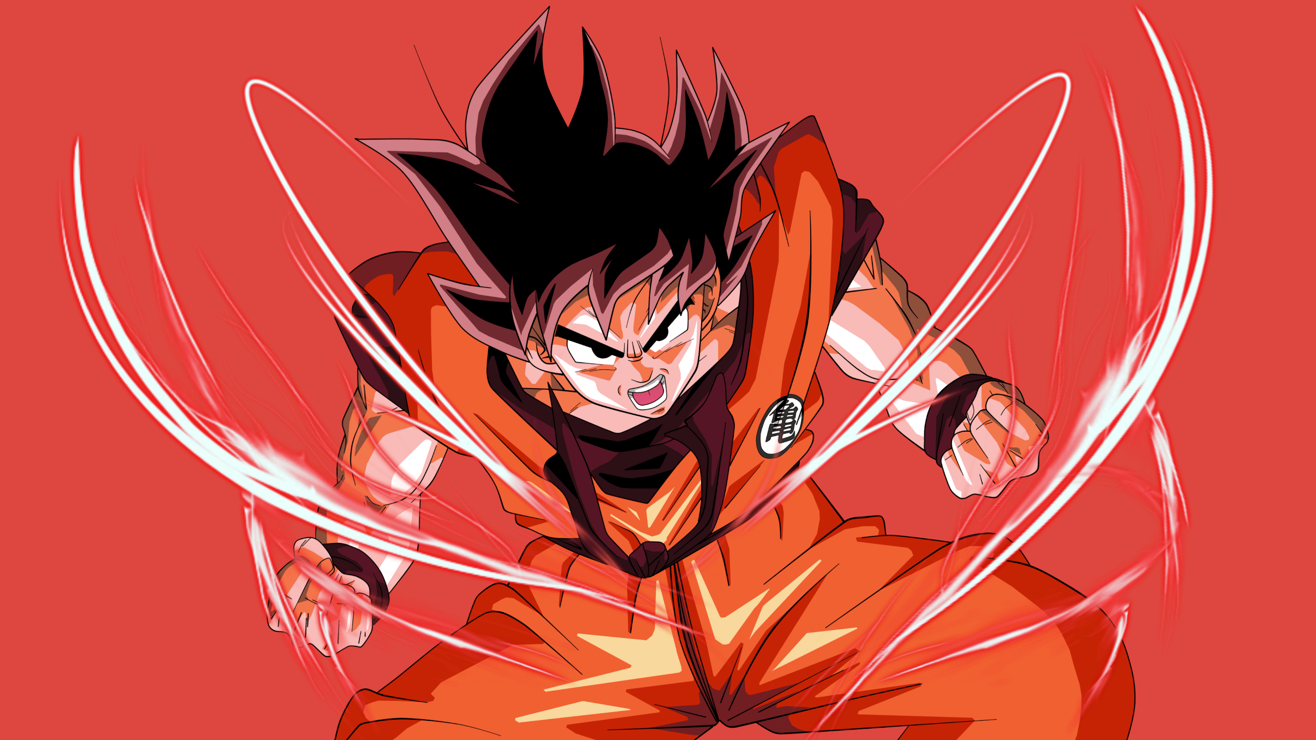 Red Goku Wallpaper | Murals Wallpaper