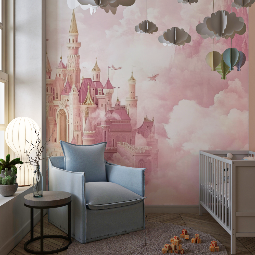 Princess Banner and Castle Wallpaper | Murals Wallpaper