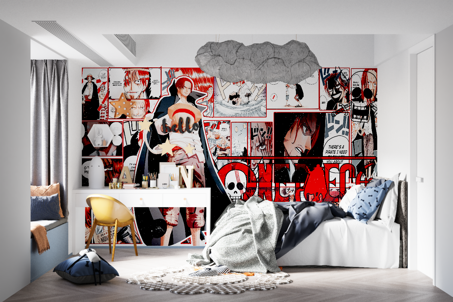 One Piece Shanks Wallpaper | Murals Wallpaper