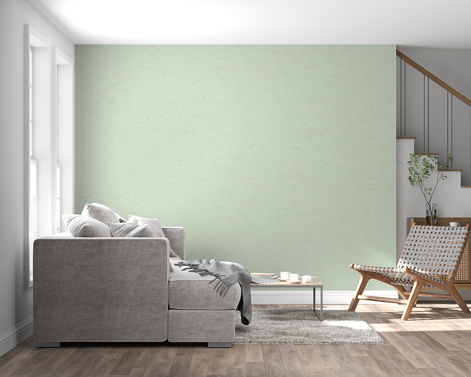 Pale Green Wallpaper | Murals Wallpaper