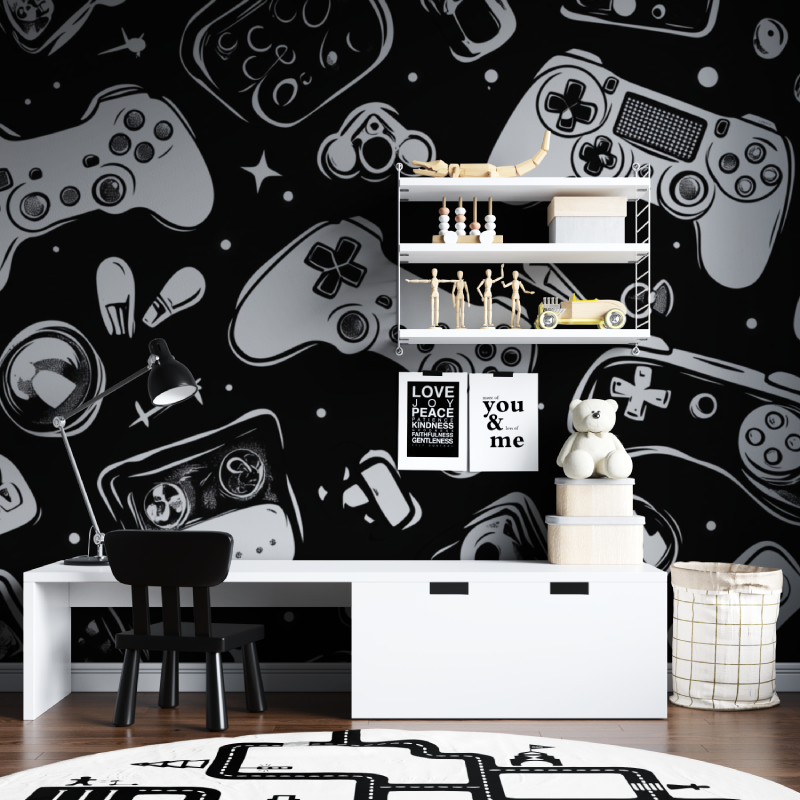 Game Control Pattern Wallpaper | Murals Wallpaper