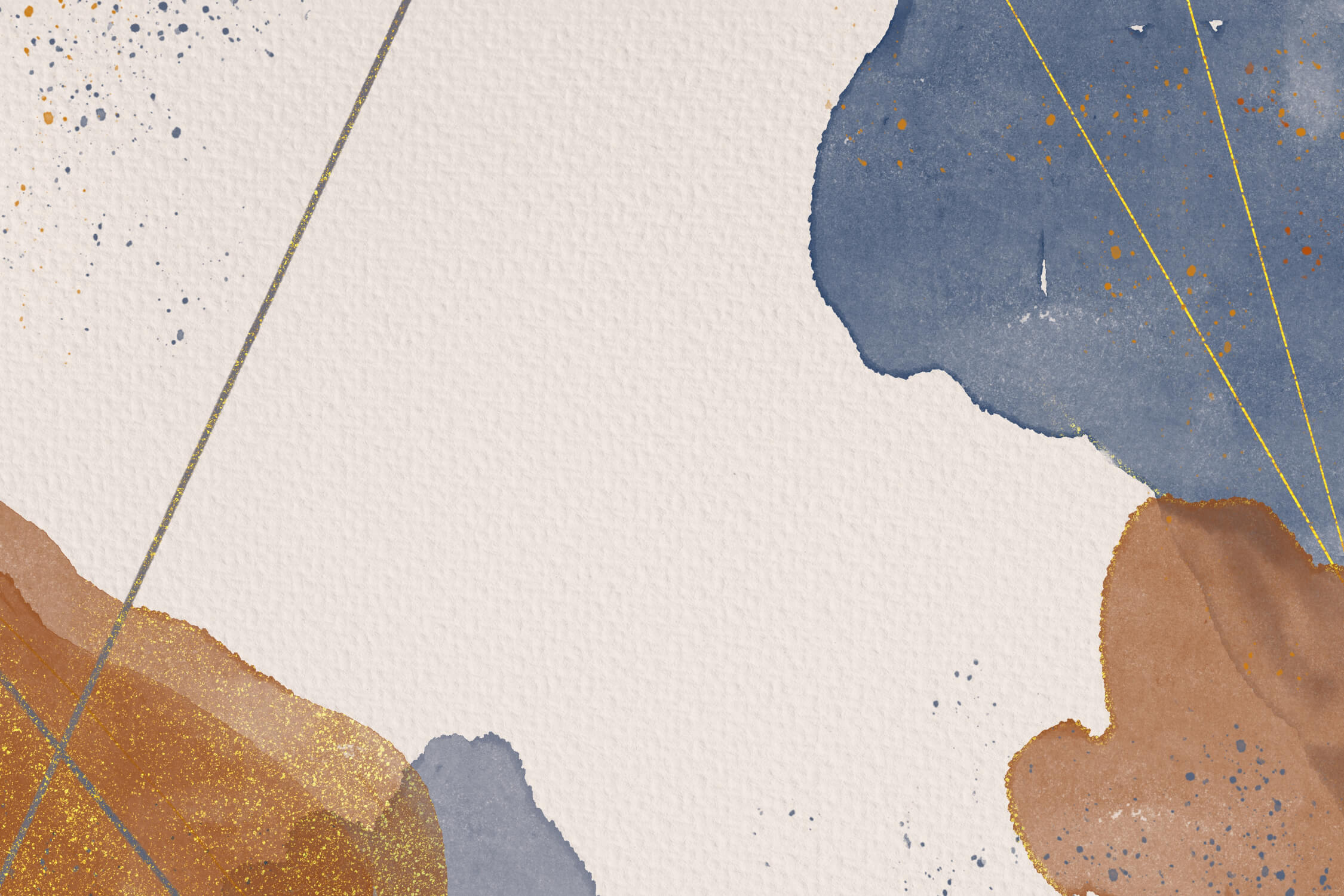 Watercolor Brown Gold Wallpaper | Murals Wallpaper