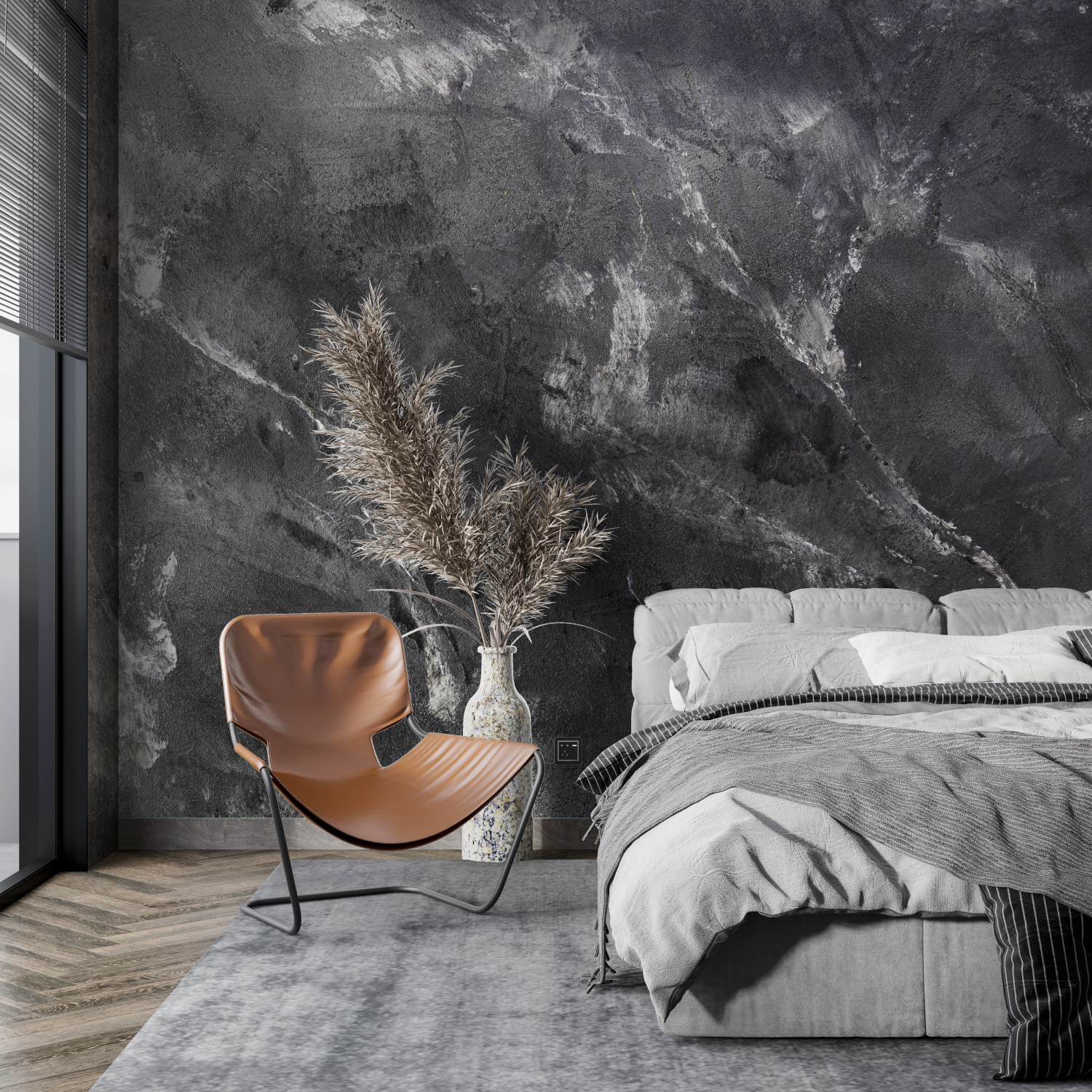 Black Gray Wallpaper | Murals Wallpaper