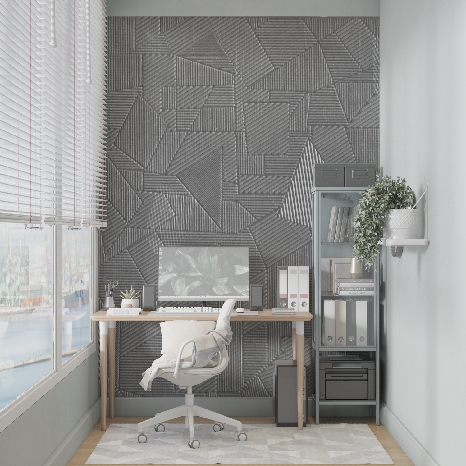 Gray Wallpaper Room | Murals Wallpaper