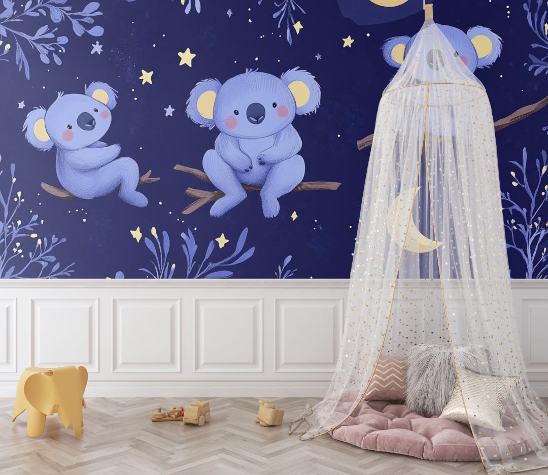 Koala Celestial Voyage Tapete | Wandbilder Tapete