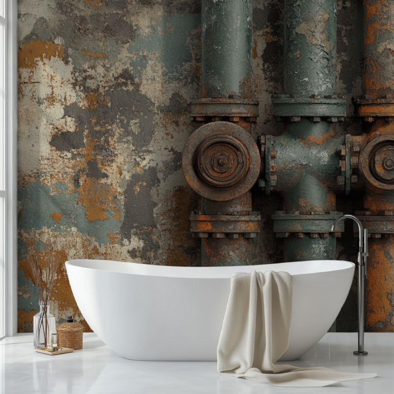 Vintage Pipe Wallpaper | Murals Wallpaper