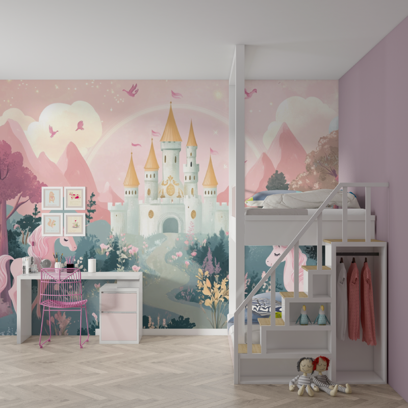 Rainbow Unicorn Wallpaper | Murals Wallpaper