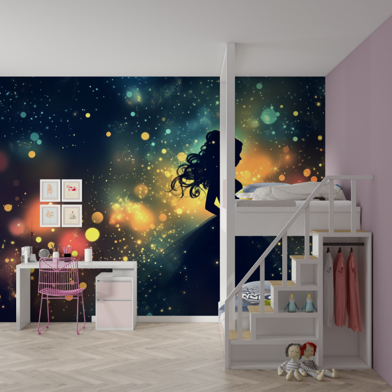 Princess Little Firefly Wallpaper | Murals Wallpaper