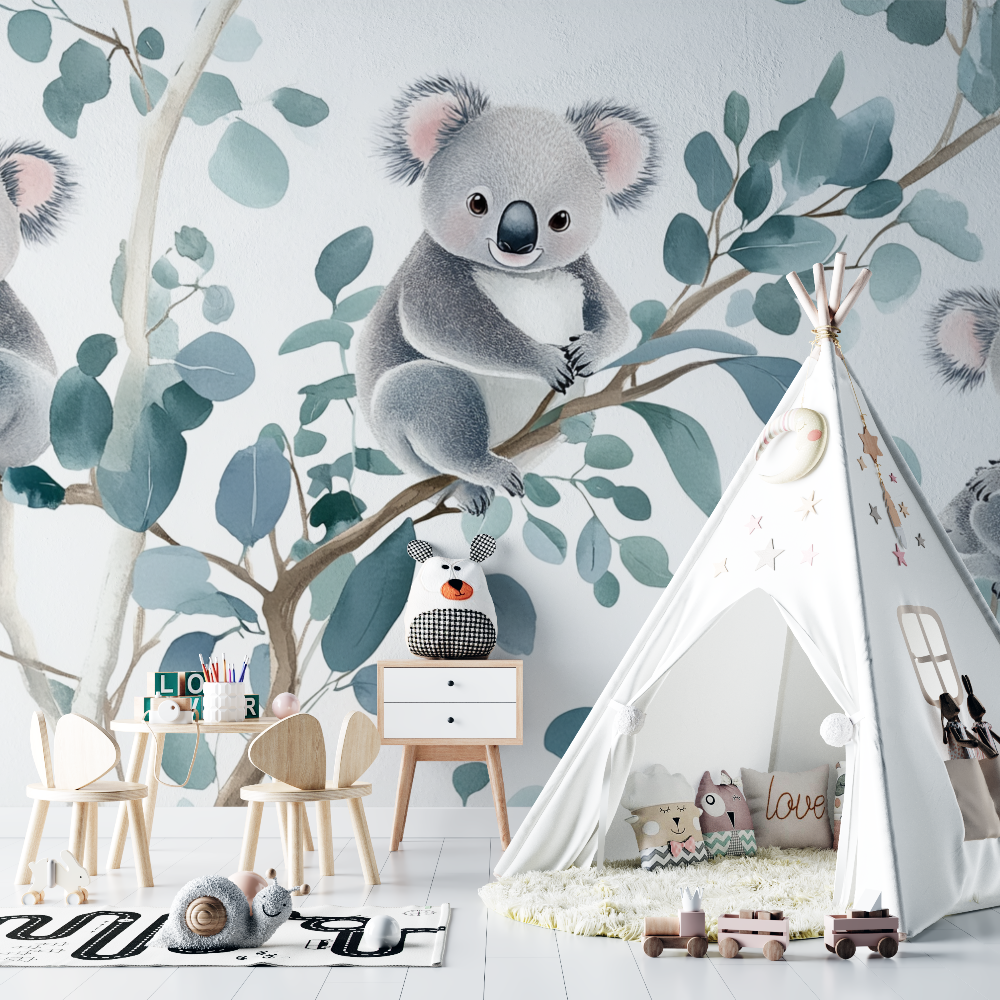 Koala and Pearl Sky Wallpaper | Murals Wallpaper