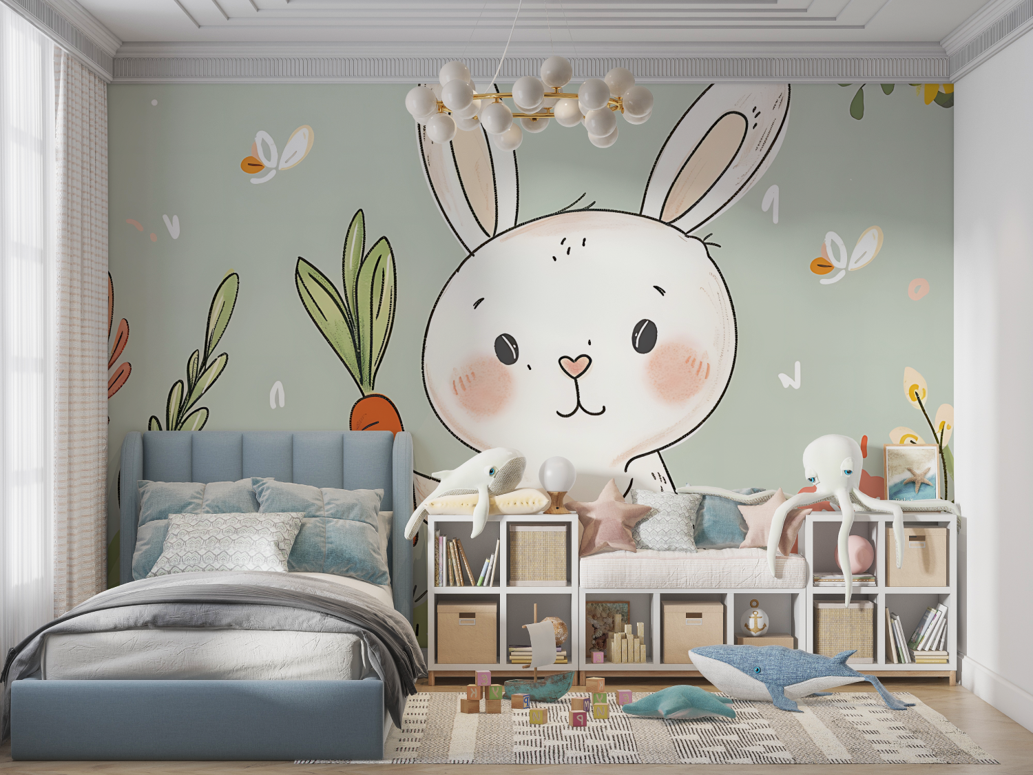 Bunny Kids Wallpaper | Murals Wallpaper