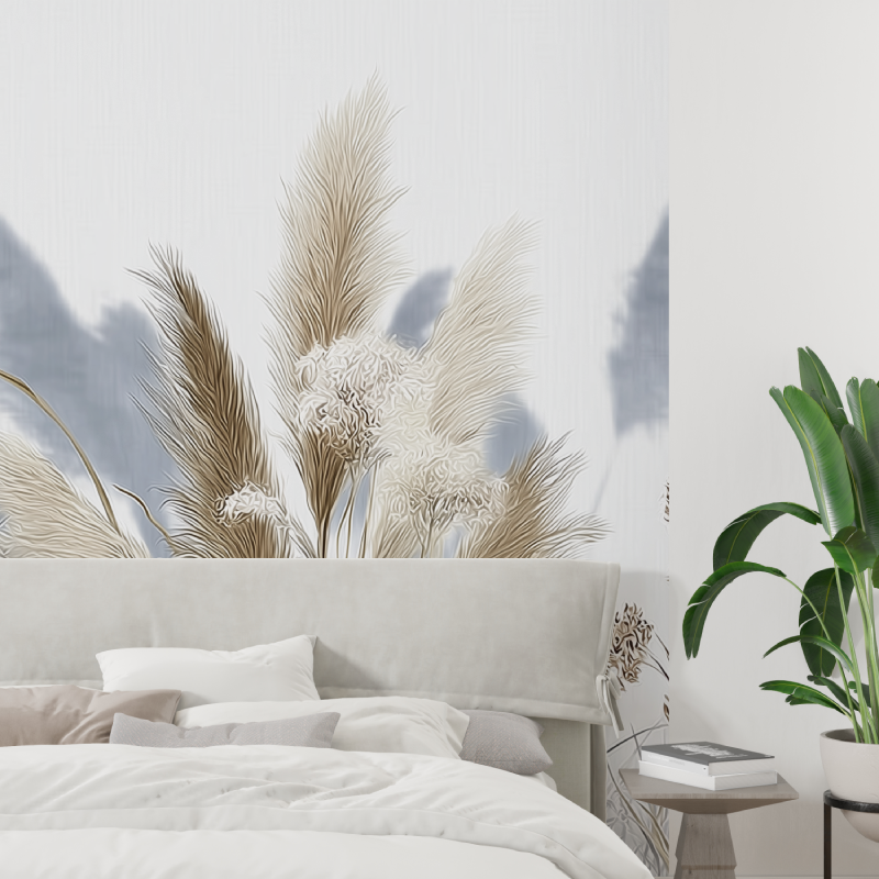 Mural 3D Cocooning Leaf Wallpaper