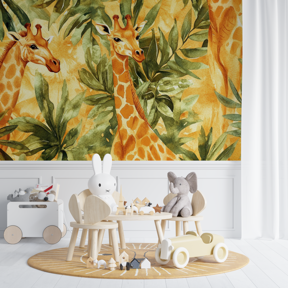 Safari Animal Wallpaper Giraffe & Co. | Murals Wallpaper