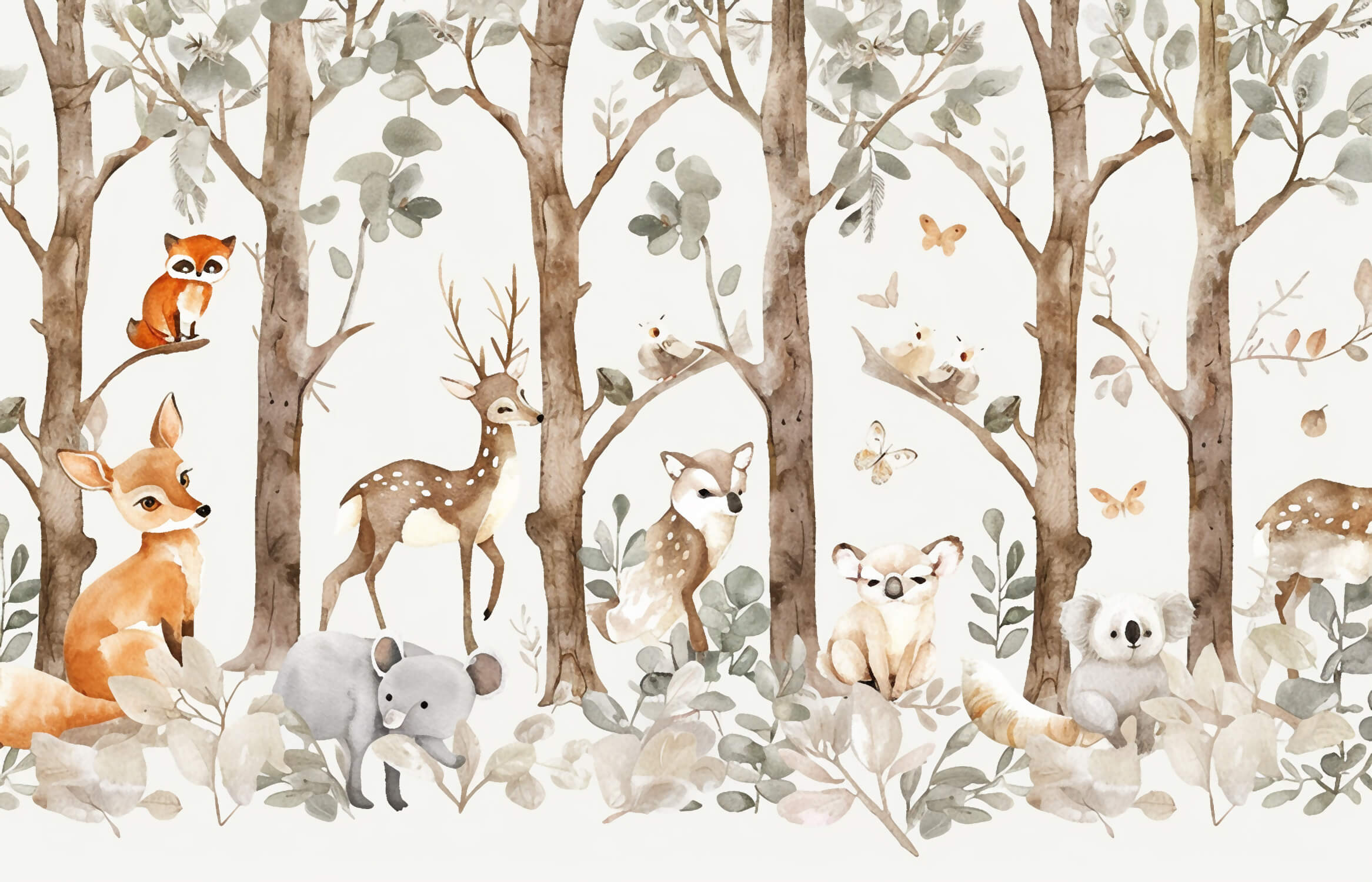 Kids' Forest Theme Wallpaper | Murals Wallpaper
