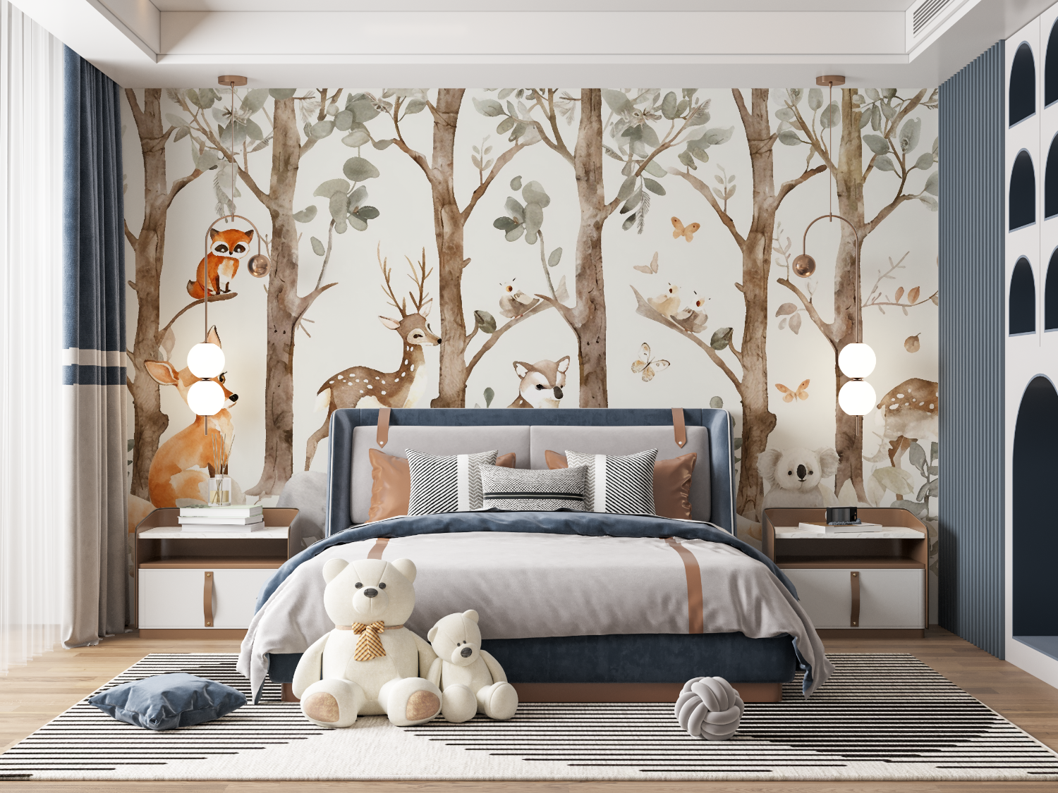 Kids' Forest Theme Wallpaper | Murals Wallpaper