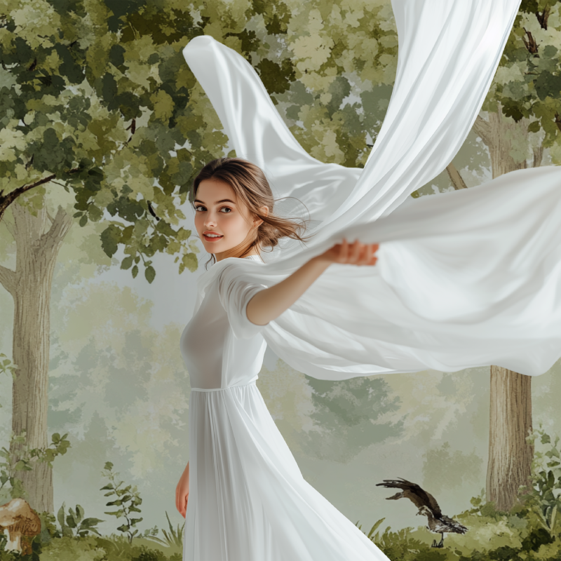 Tree Owl Mushroom Wallpaper | Murals Wallpaper