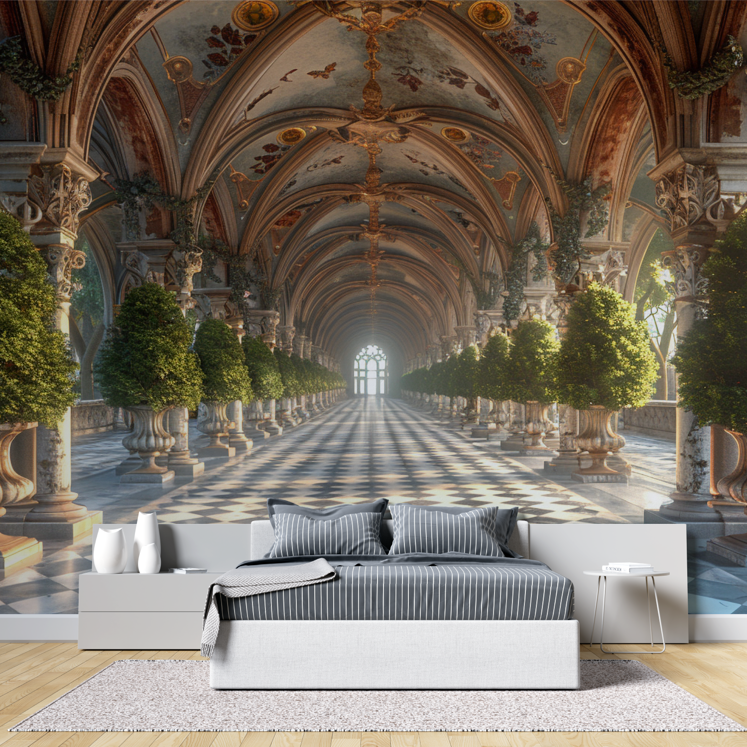 Individuelle Trompe-l’œil-Tapete | Wandtapeten