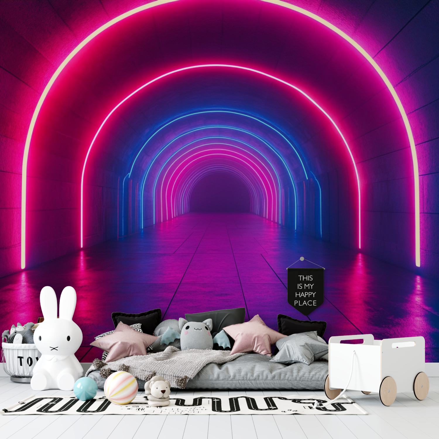 Futuristic Hallway Wallpaper | Murals Wallpaper