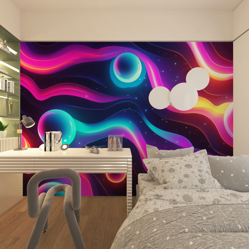 Neon Electric Wallpaper | Murals Wallpaper