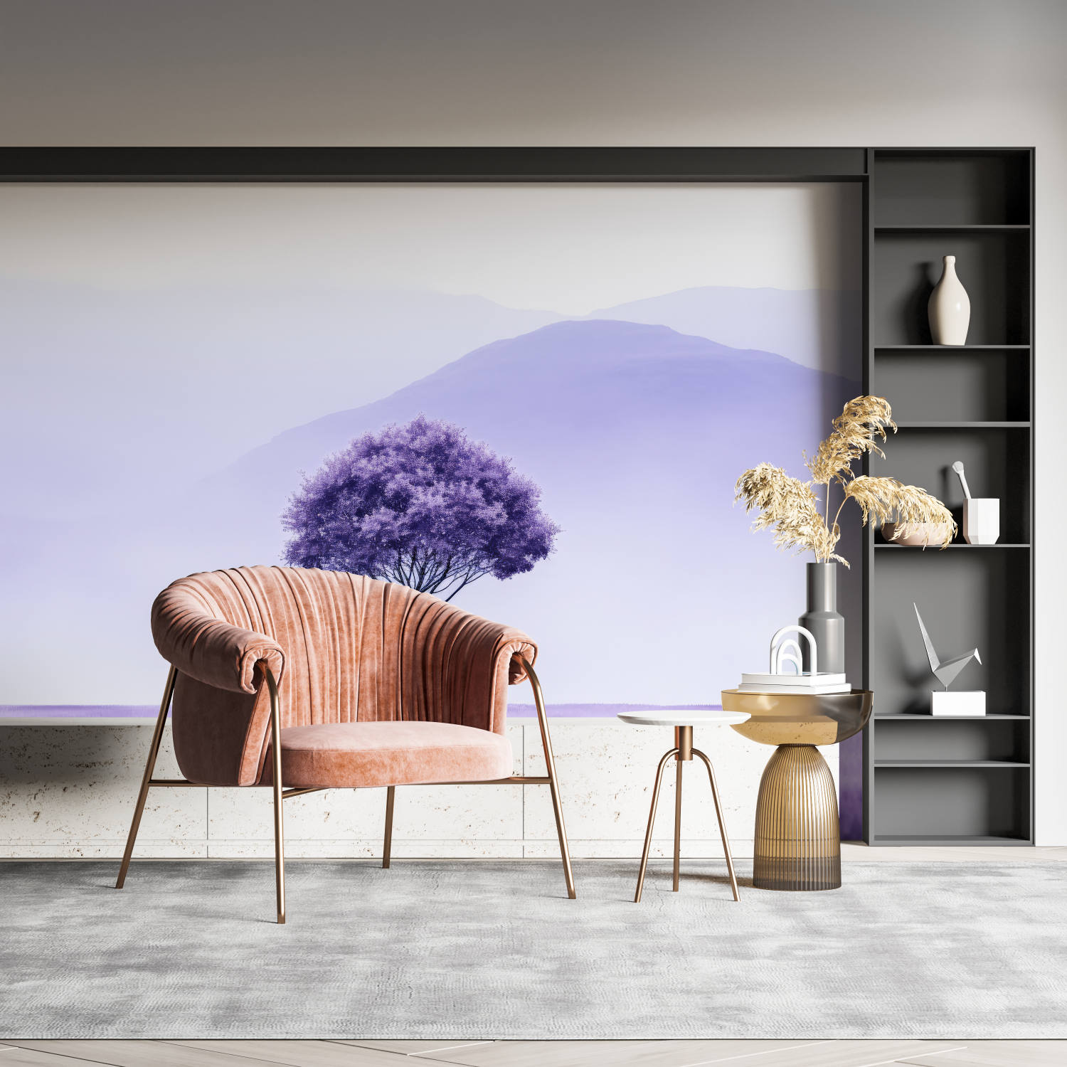 Purple Mural Wallpaper | Murals Wallpaper