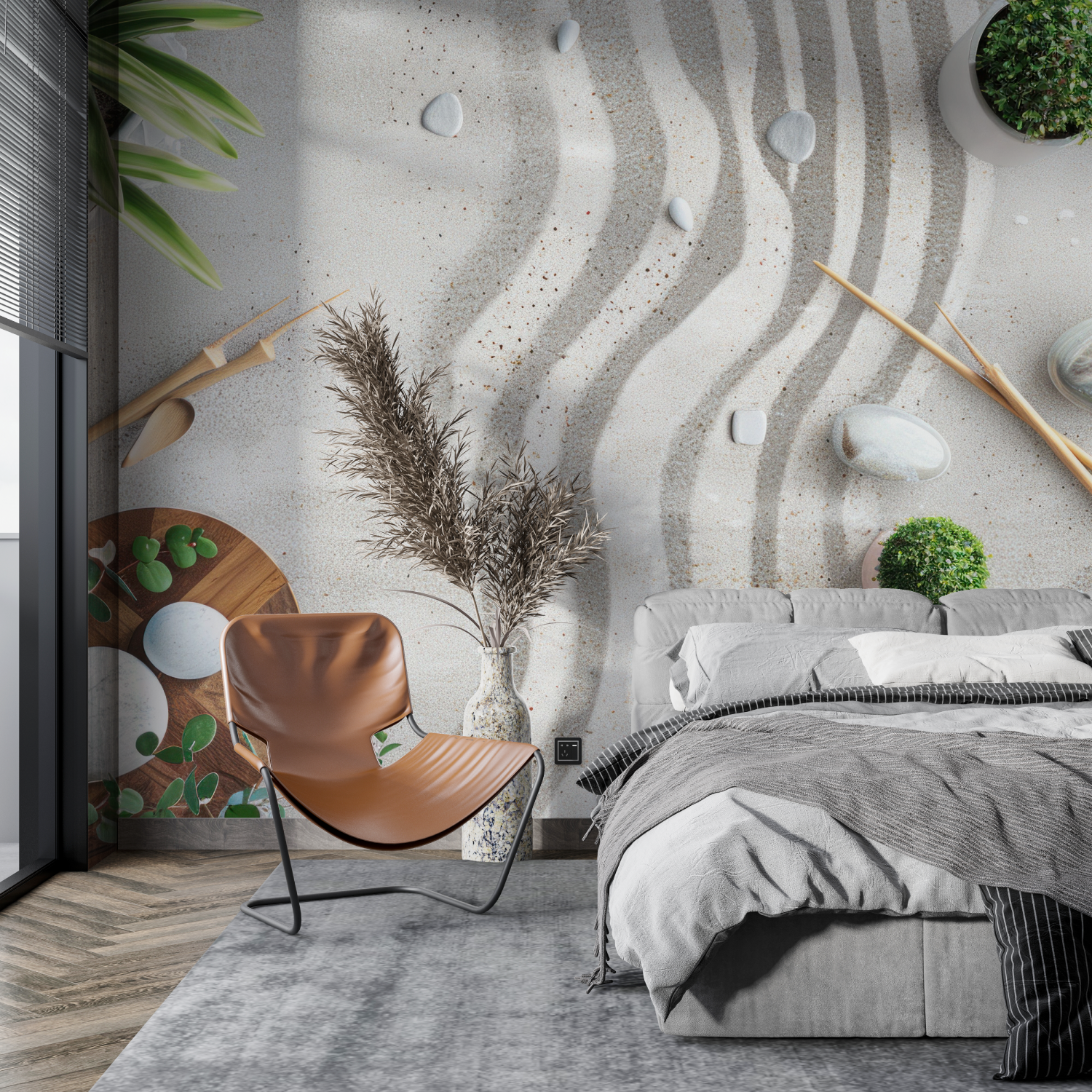 Zen-Toilettentapete | Wandtapete