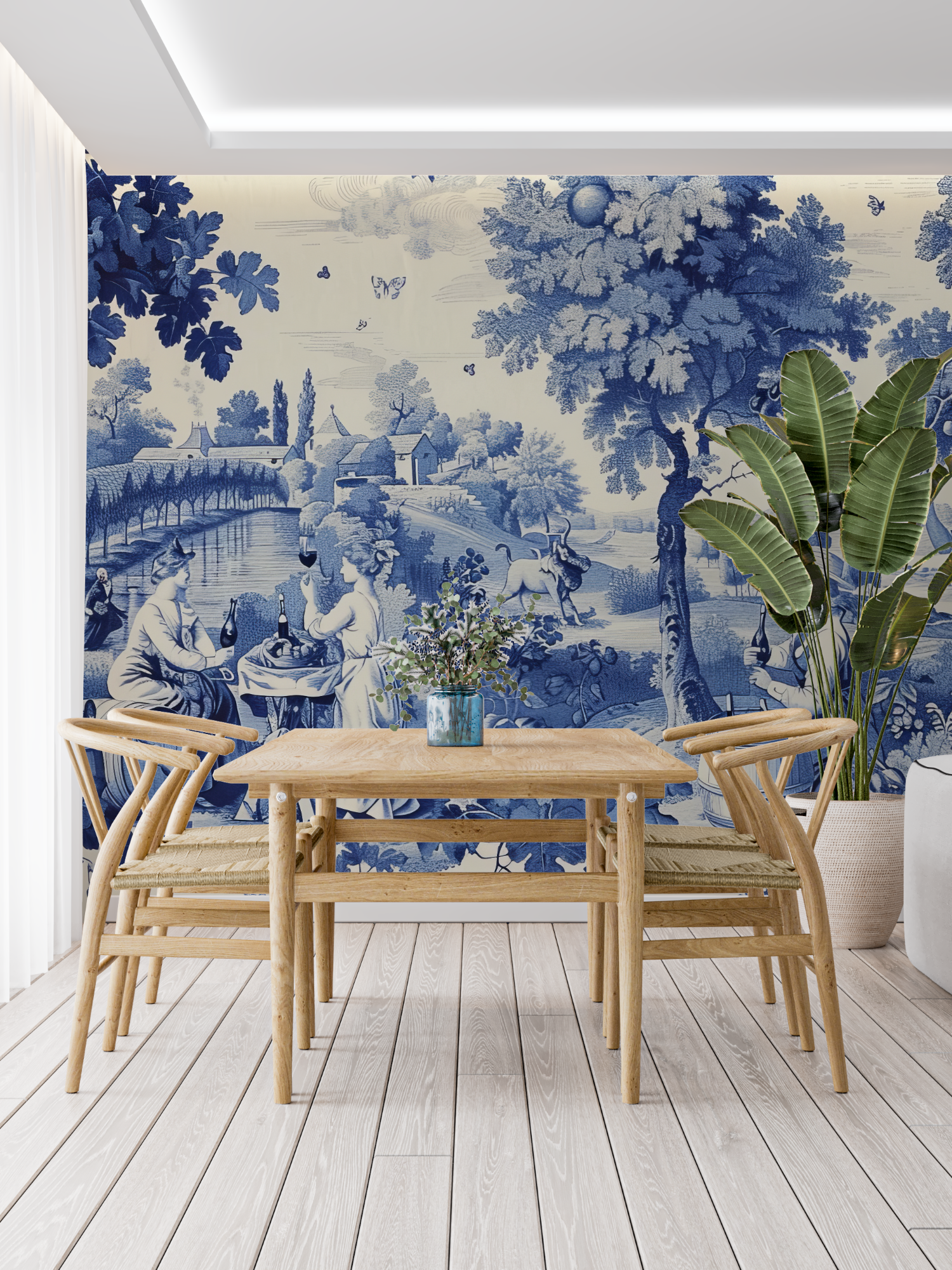 90s Toile de Jouy Wallpaper | Murals Wallpaper