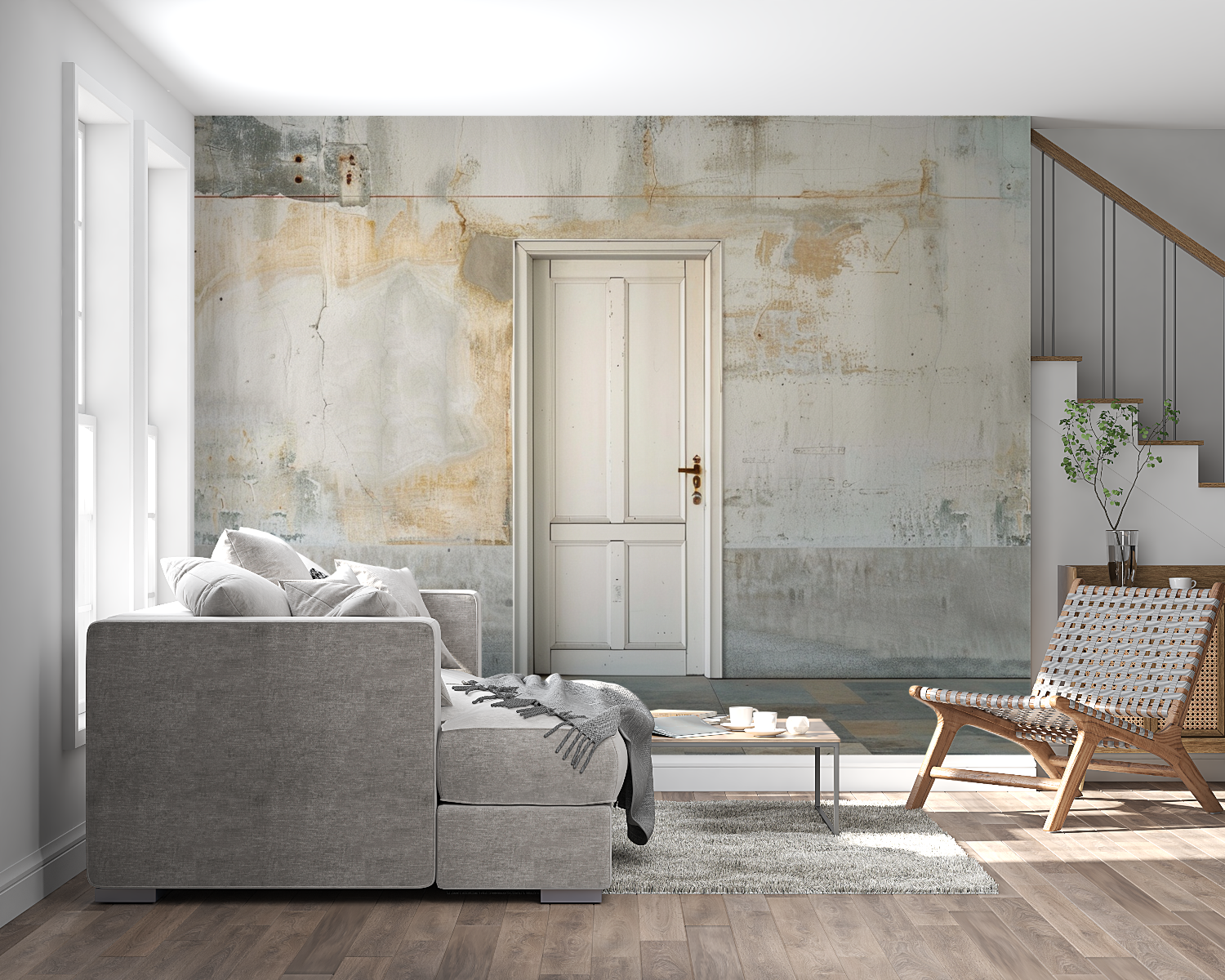 3D Wall Mural Door Wallpaper | Murals Wallpaper