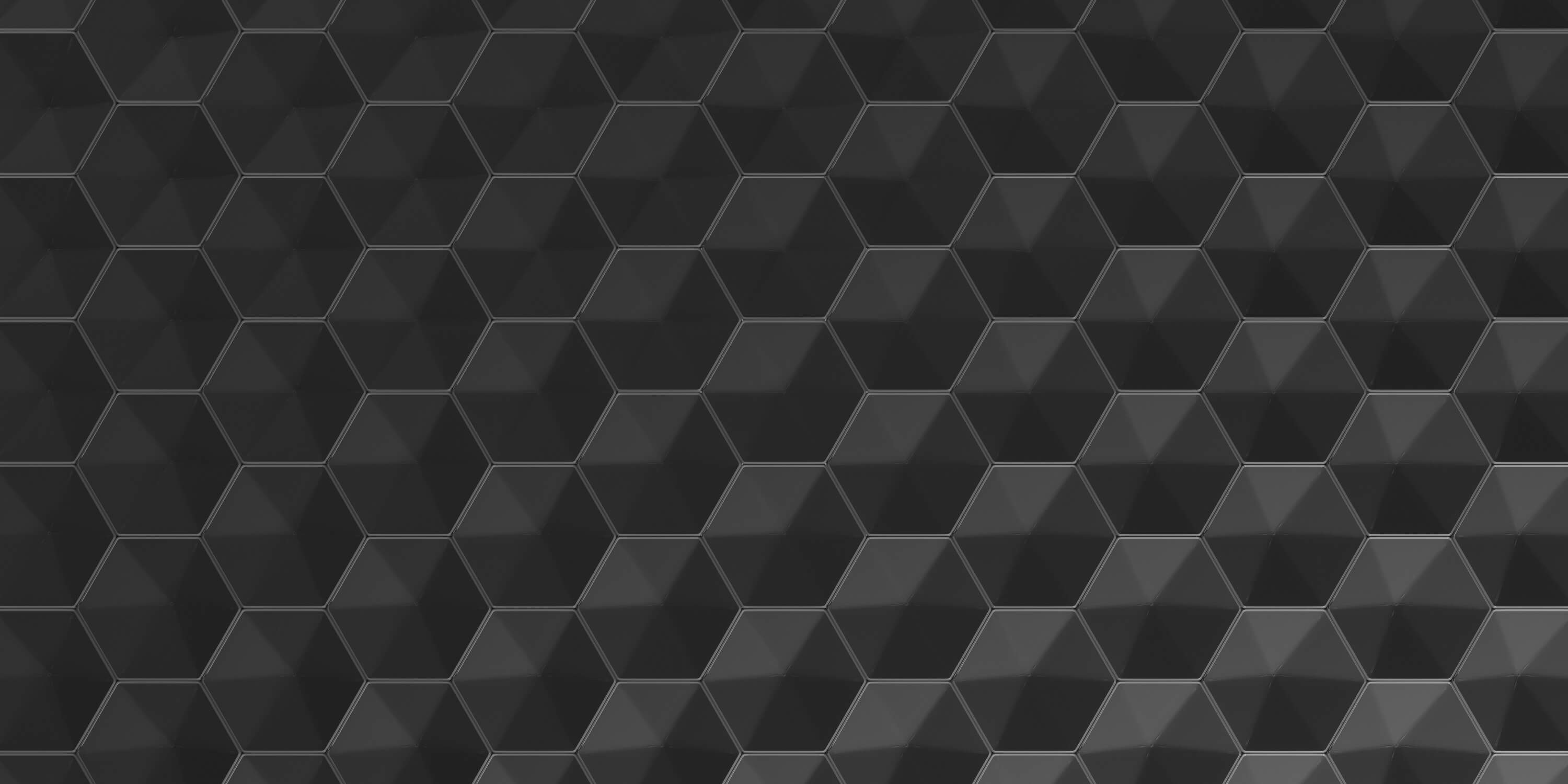 Black Hexagon Wallpaper | Murals Wallpaper