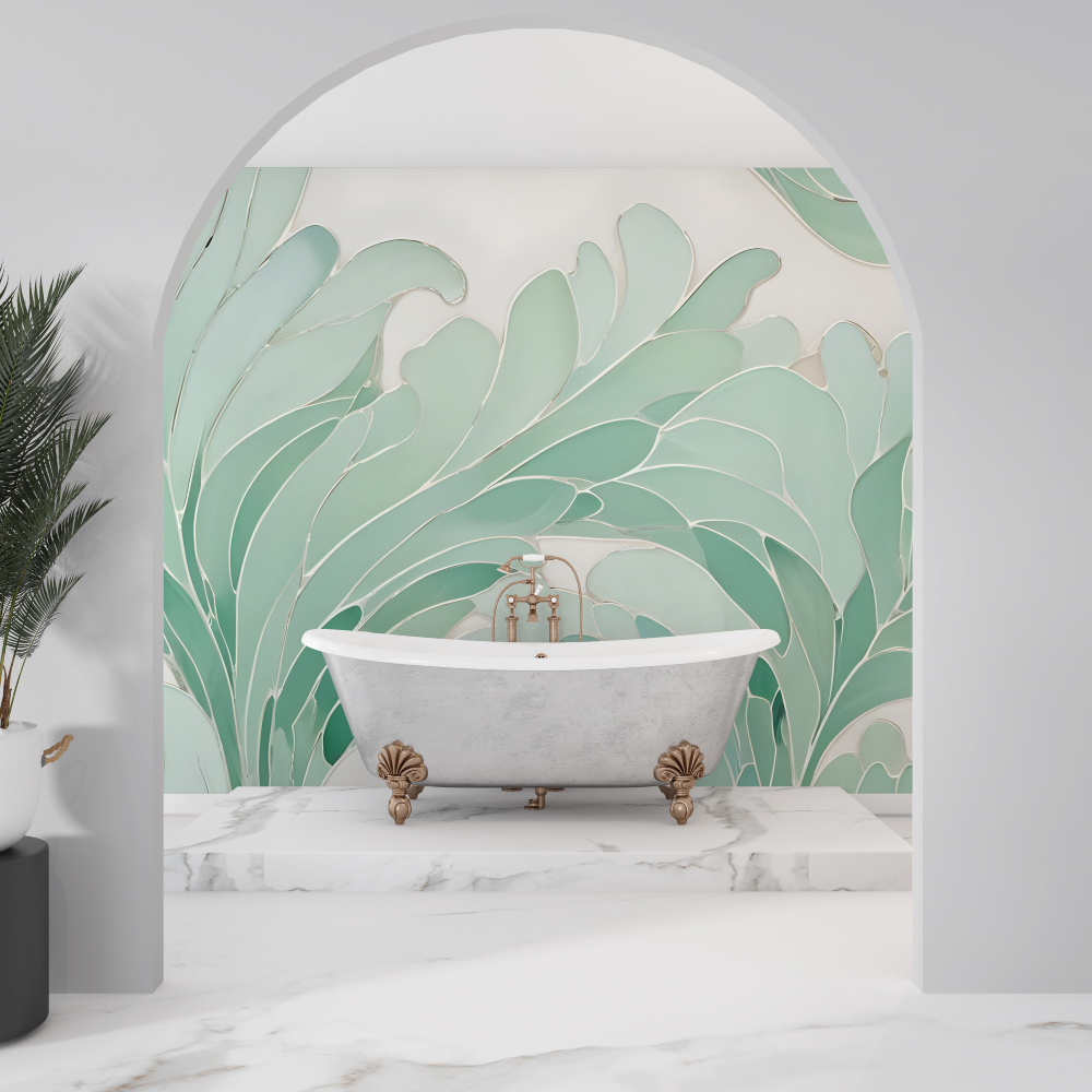 Waterproof Bathroom Wallpaper | Murals Wallpaper