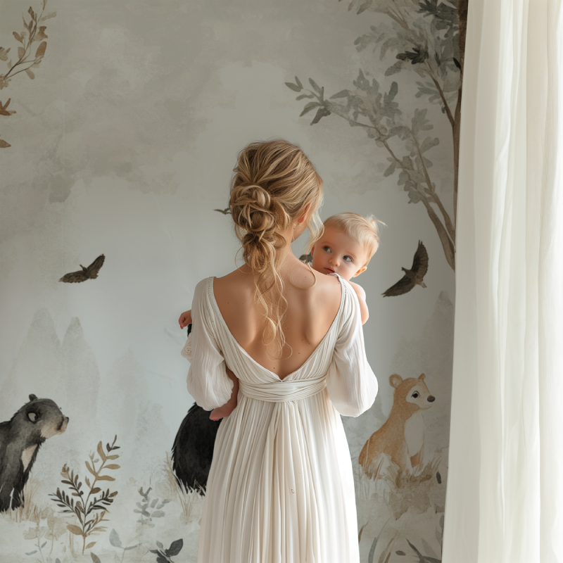 Panda and Forest Friends Wallpaper | Murals Wallpaper