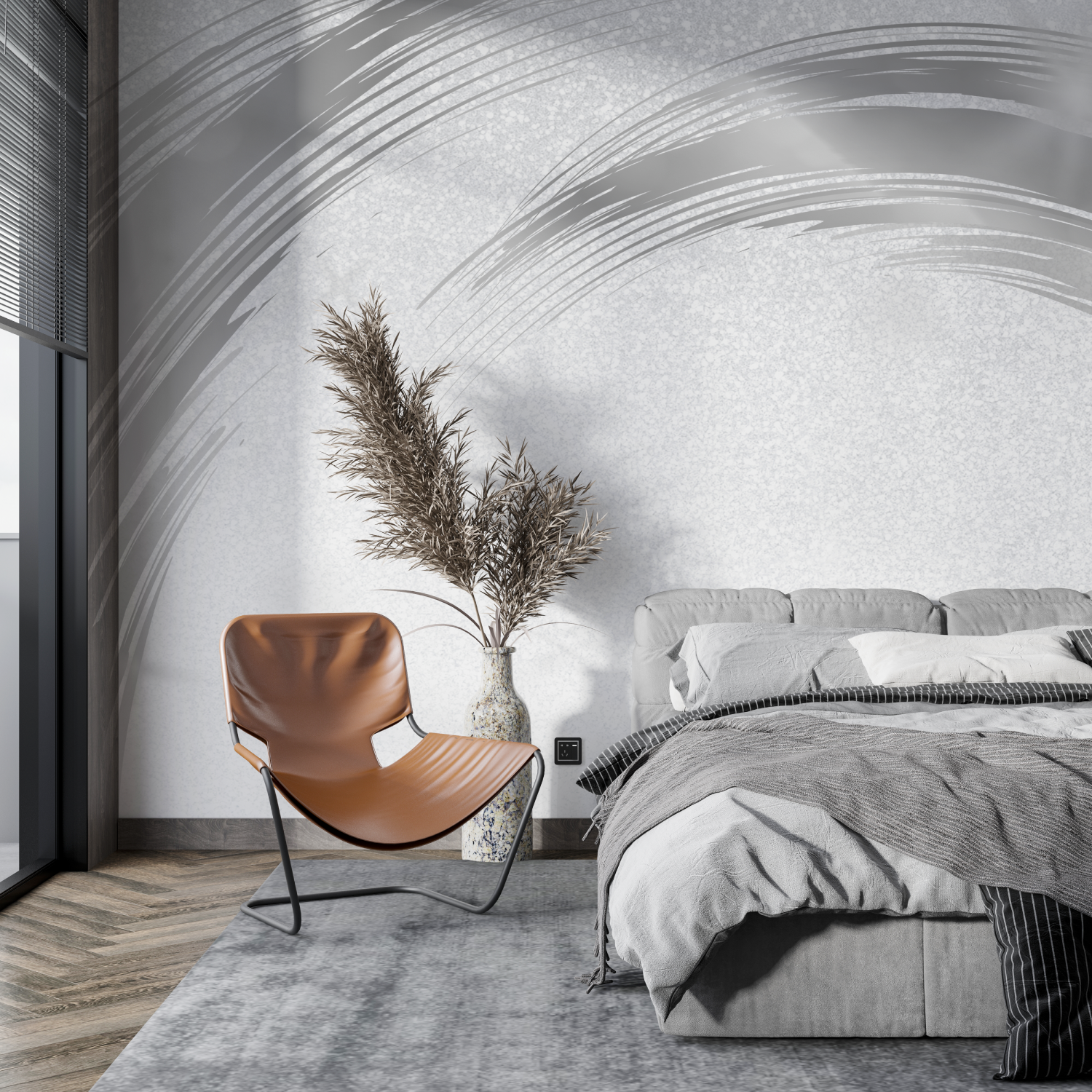 Silver Gray Wallpaper | Murals Wallpaper