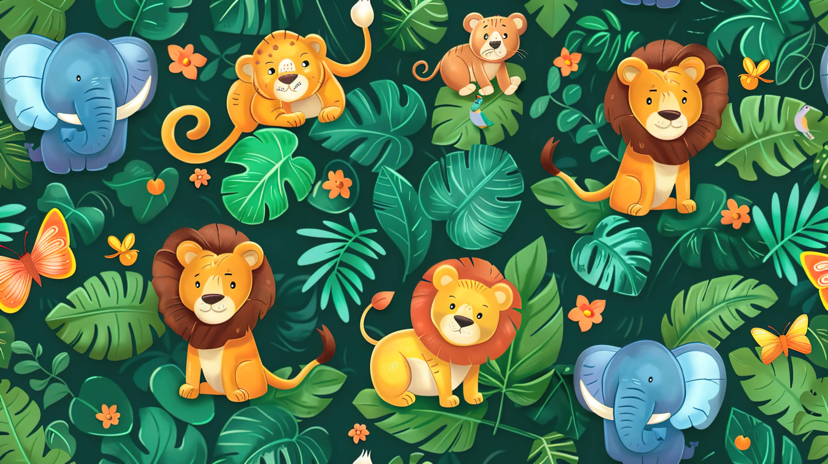 Jungle Lion Wallpaper | Murals Wallpaper
