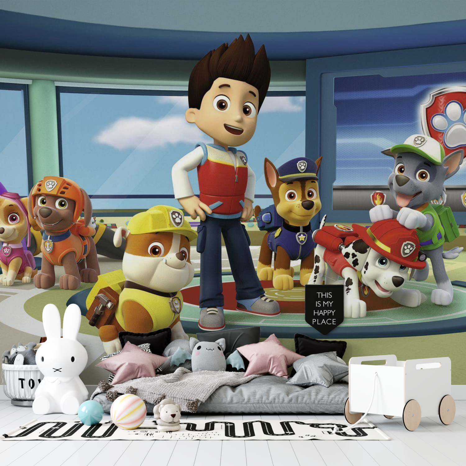 Papiermalerei Patrouille Kinder Tapisserie Garcon