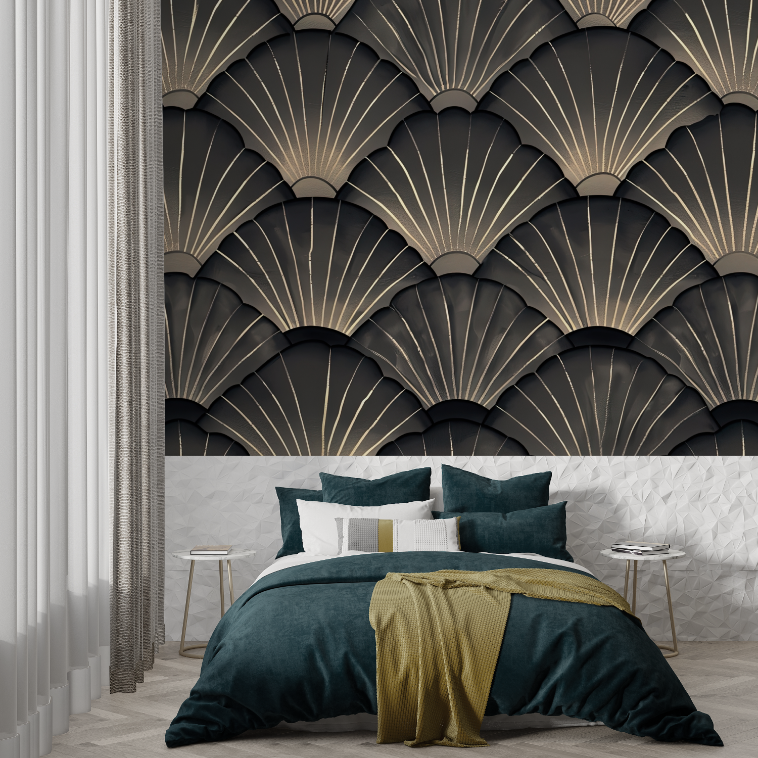 Art Deco Gray Wallpaper | Murals Wallpaper