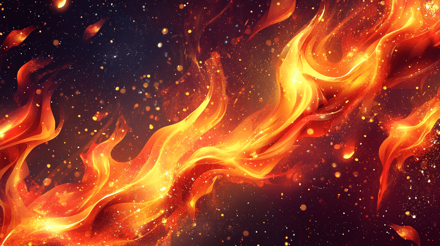 Burning Comet Wallpaper | Murals Wallpaper