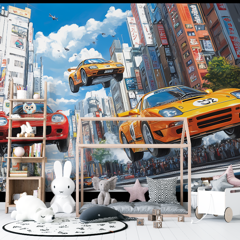 Sportwagen-Tapete | Wandbild-Tapete