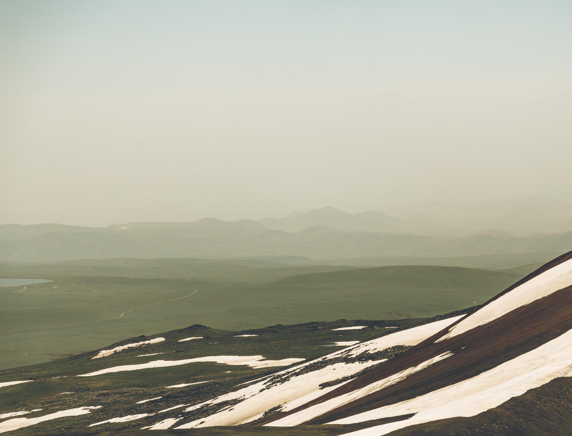Pastel Mountain Watercolor Wallpaper | Murals Wallpaper