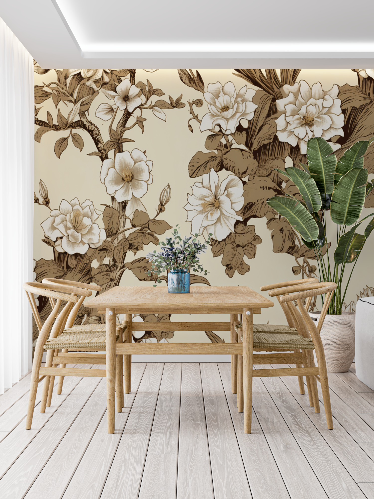 Japanese Toile Wallpaper | Murals Wallpaper