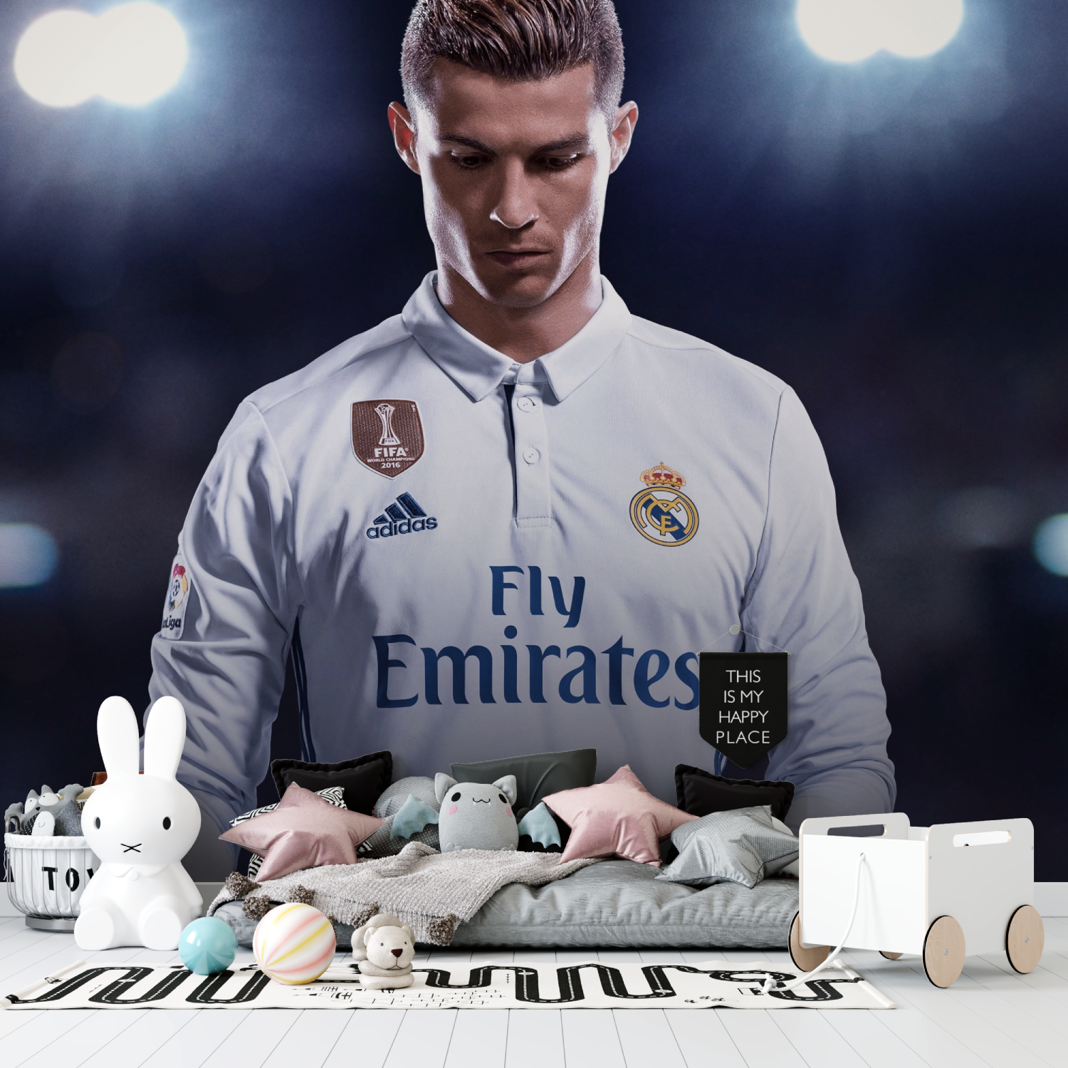 Tapetenfuß Ronaldo Tapisserie Garcon