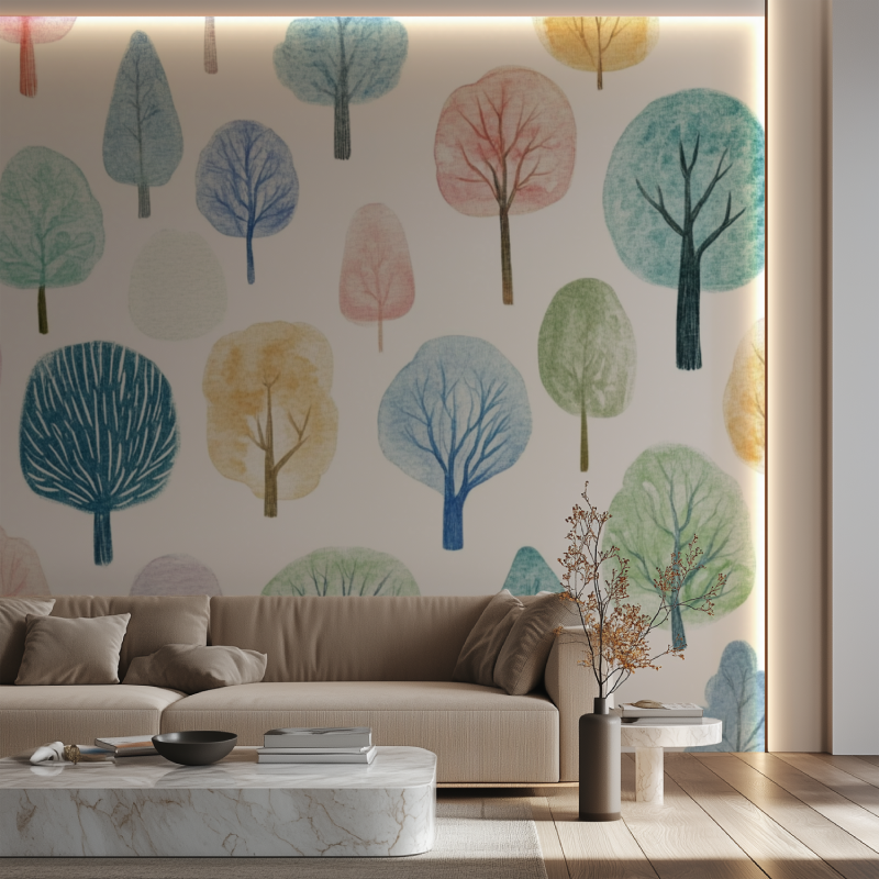 Kids Tree Wallpaper | Murals Wallpaper