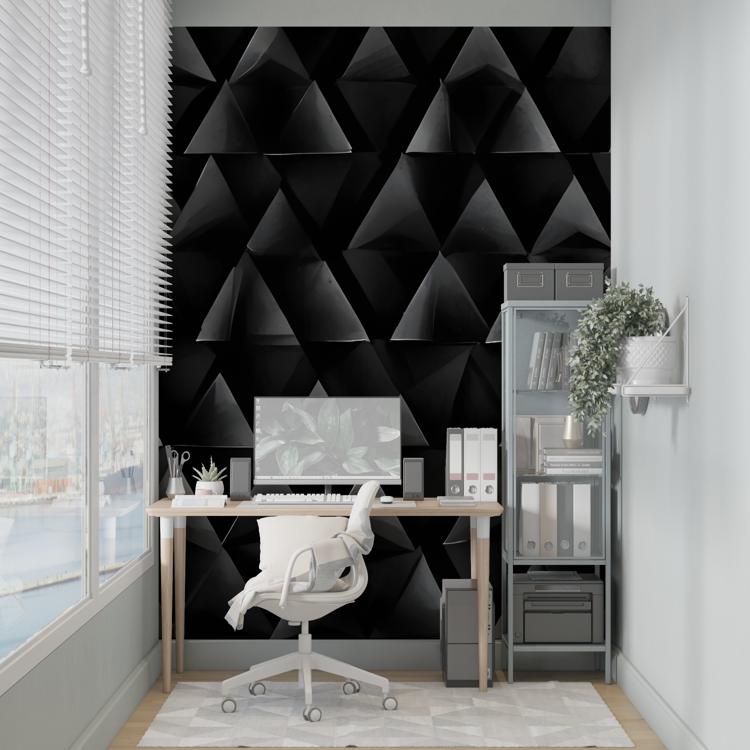 Black Triangle Wallpaper | Murals Wallpaper