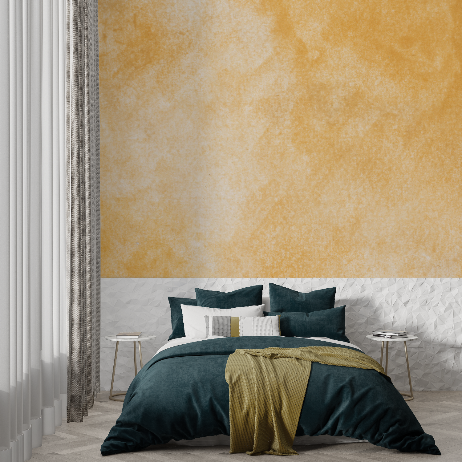 Orange Ochre Wallpaper | Murals Wallpaper
