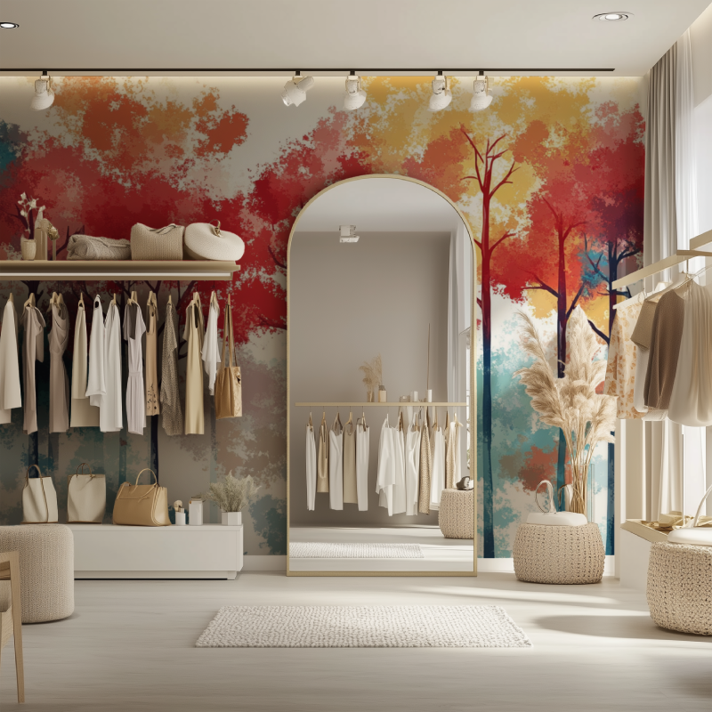 Tree Color Wallpaper | Murals Wallpaper