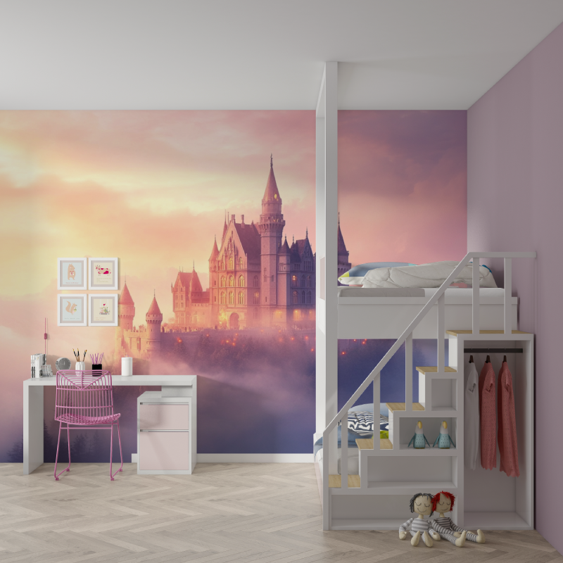 Princess Castle Mirage Wallpaper | Murals Wallpaper