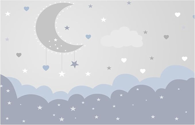 Graue Wolken-Tapete | Wandbild-Tapete