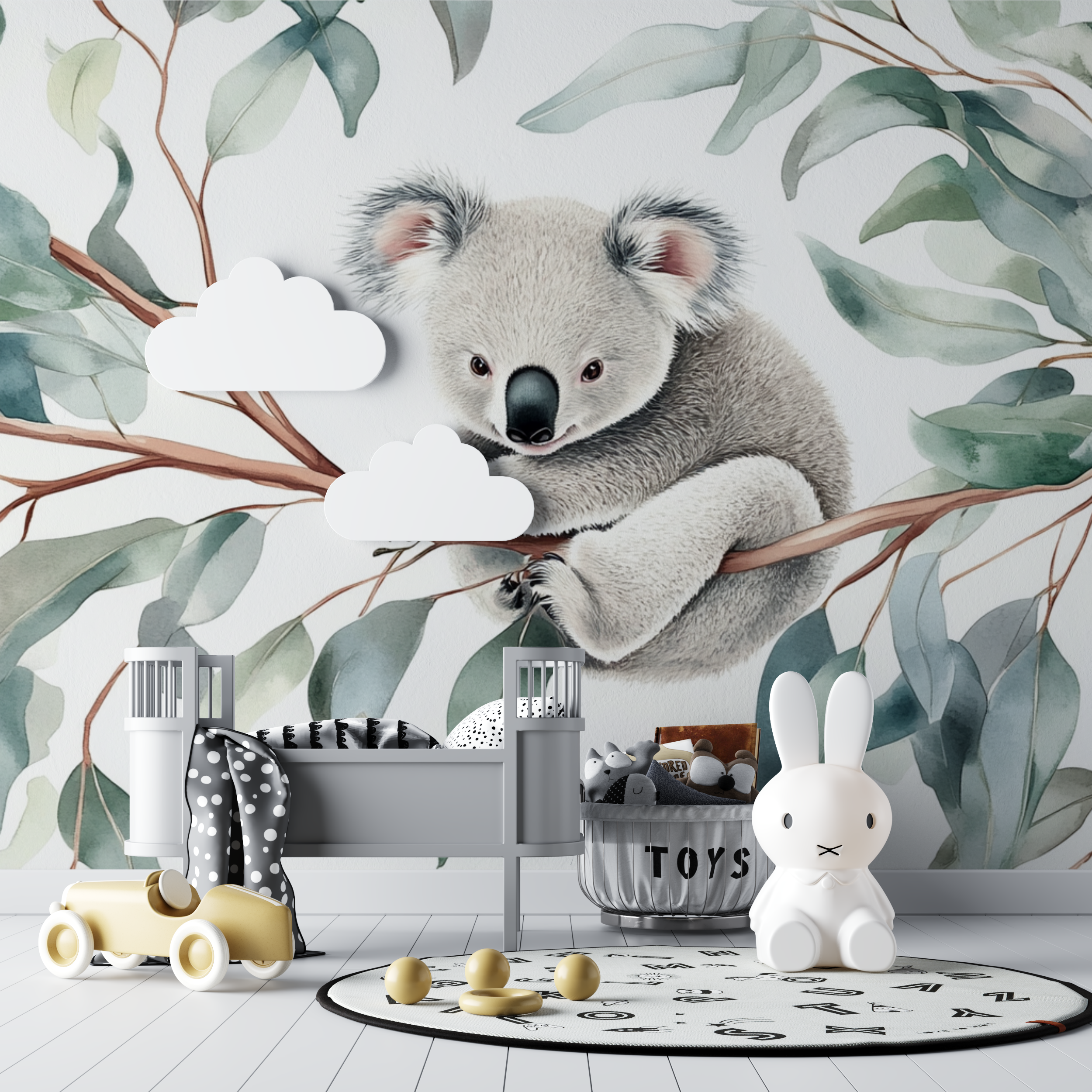 Koala und sanfte Brise – Tapete | Wandbilder