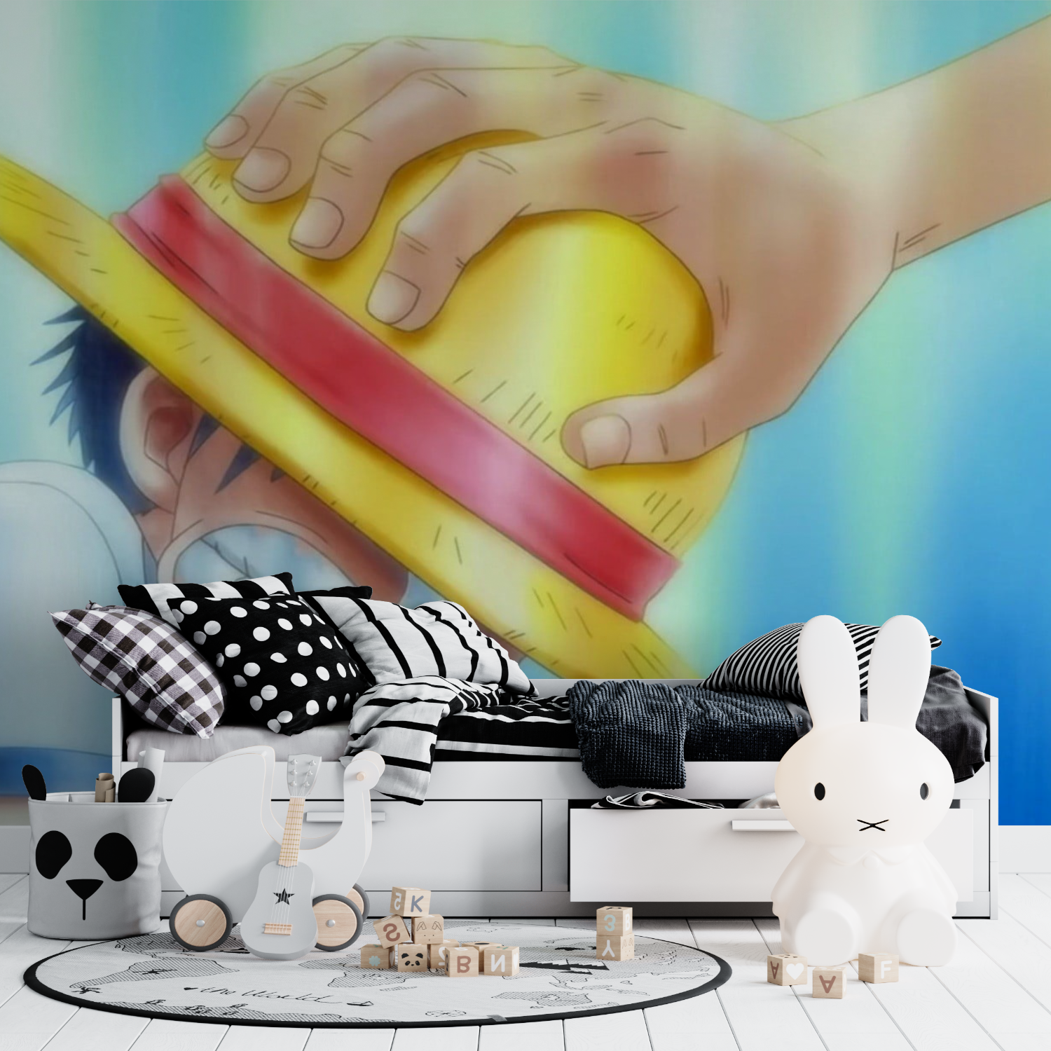 One Piece Luffy Head Wallpaper | Murals Wallpaper